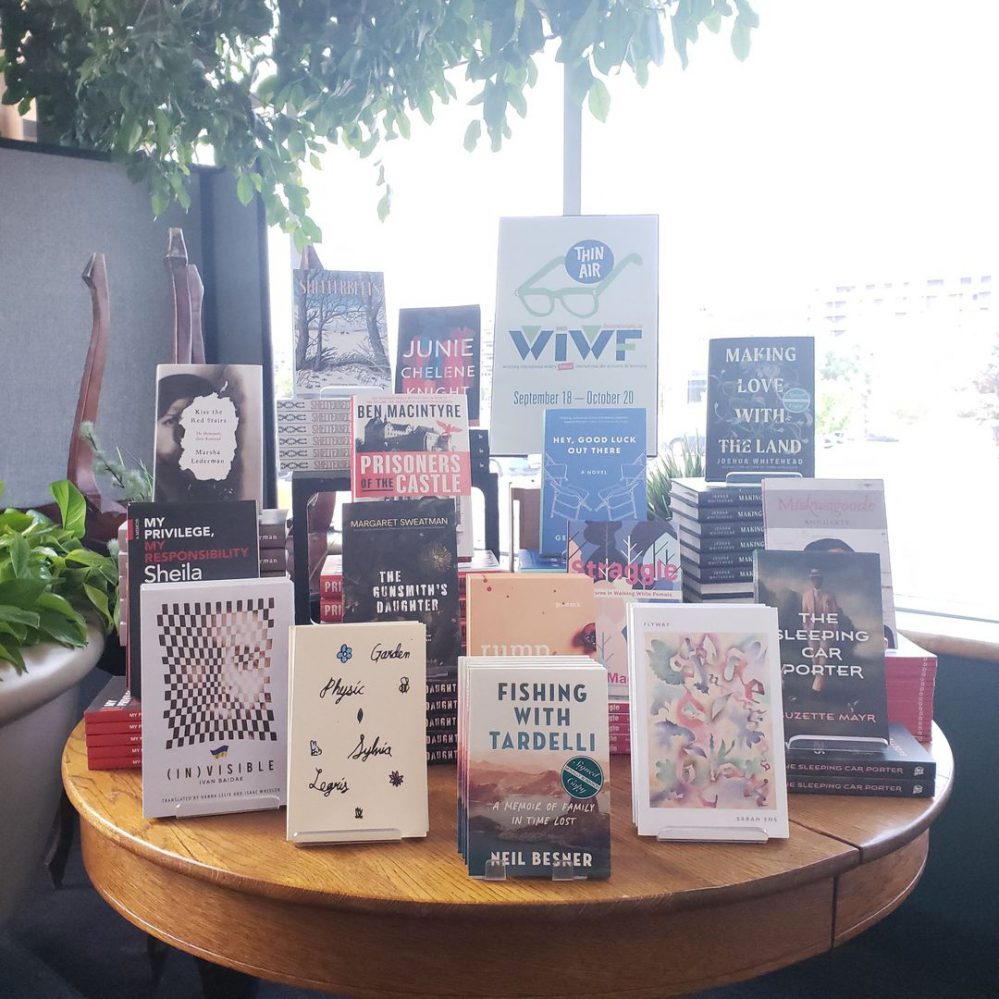 Annharte at McNally Robinson for the Winnipeg International Writers